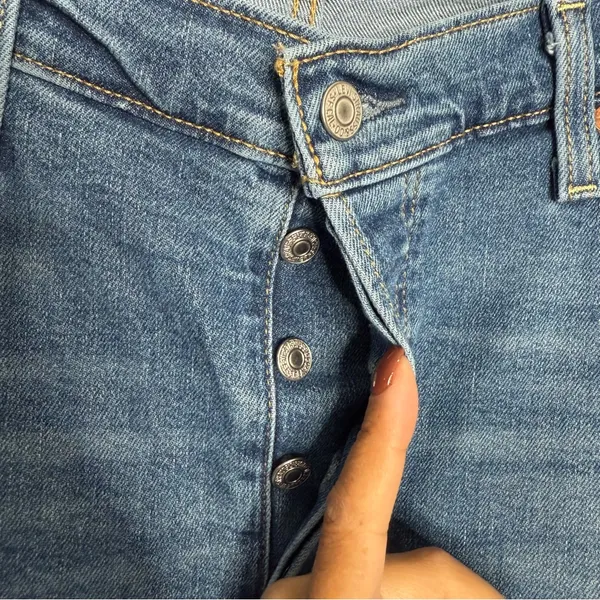 NWT Levi's Ribcage Straight Ankle Jeans Super High‎ Rise Blue 18W Streetwear - Image 5