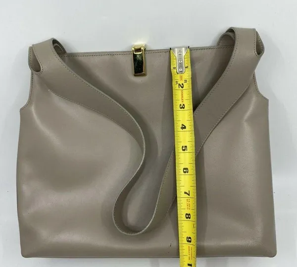 GUCCI Vintage Leather Shoulder bag Customized W/ D - Image 2