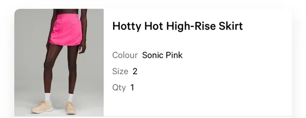 Hotty Hot High-Rise Skirt Colour Sonic Pink - Image 5