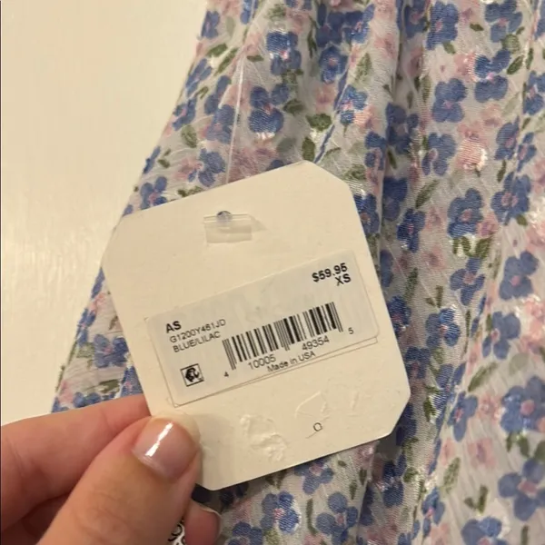 NWT Altar'd State: Laylin Floral Skirt in Blue-Lilac - Image 4