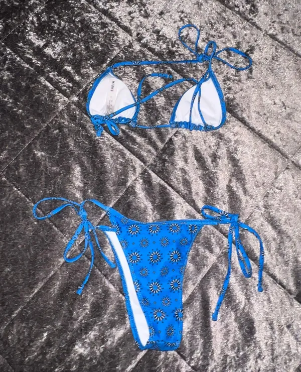 SheIn Blue  Bikini - Image 3