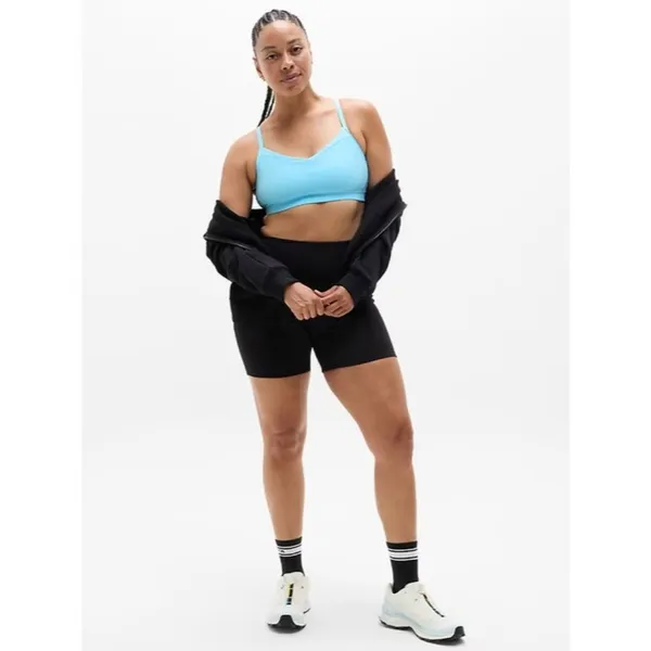 New Athleta S Vital Sport Bra Aqua Blue Small Cup A-C - Image 6
