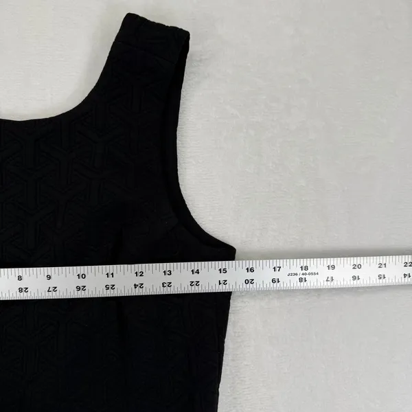 AMANDA UPRICHARD Black‎ Textured Sleeveless Sheath Dress Size M - Image 3