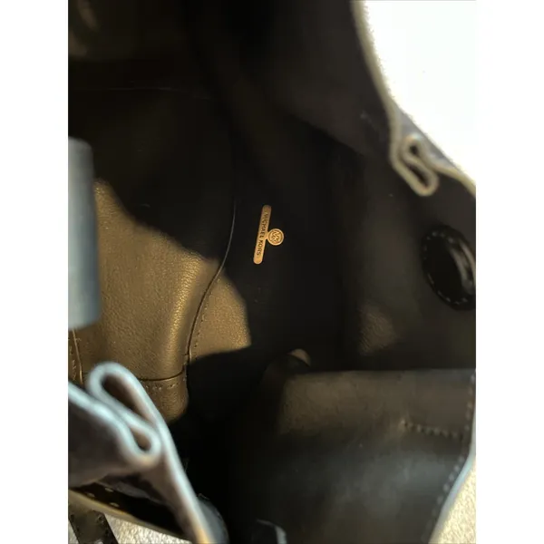 Michael‎ Kors Black Suede Leather Tote Bag Gold Hardware Crossbody Large Rare - Image 12
