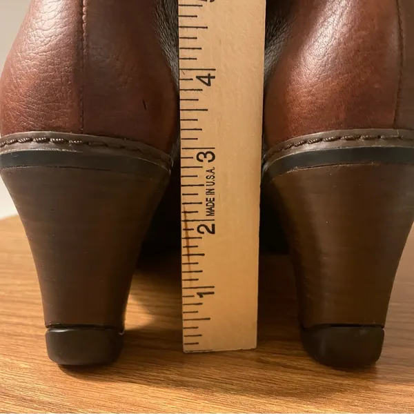 Timberland Tall Brown Gusseted Stratham Heights Genuine Leather Boots - 6.5 - Image 6