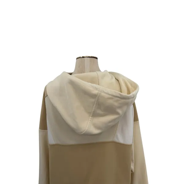 RLX Ralph Lauren Colorblock Quarter Zip Hoodie Neutral Pullover‎ Size Small - Image 8