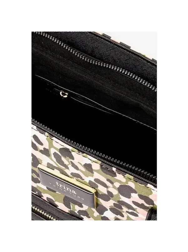Trina Turk Leopard Print Tote Bag Detachable Strap OS NWT - Image 4