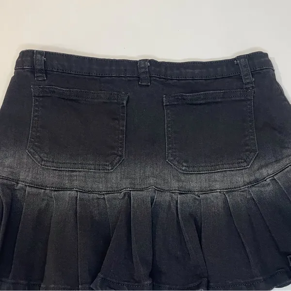 I.AM.GIA Women’s Vintage Black Pleated‎ Skater Skirt Size S - Image 6
