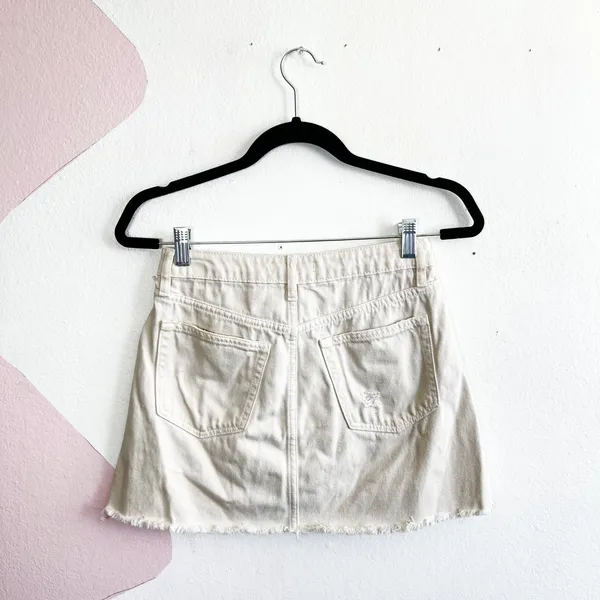 We The Free Denim‎ Mini Skirt Free People Women's Size 26 Distressed - Image 2