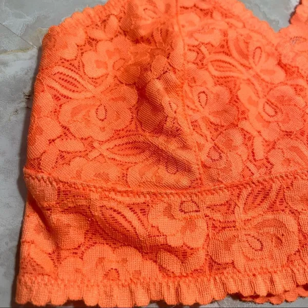 New‎ Free People Intimately Galloon Lace Racerback Bralette Medium Romantic Chic - Image 7