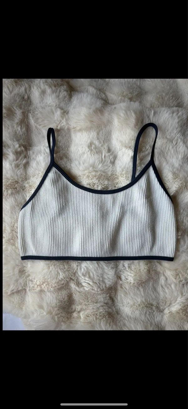 Zara Ribbed Crop Top - Image 4