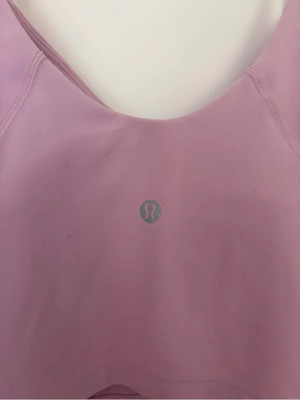 Lululemon Align Cropped Cami Tank Top Pink - Image 4