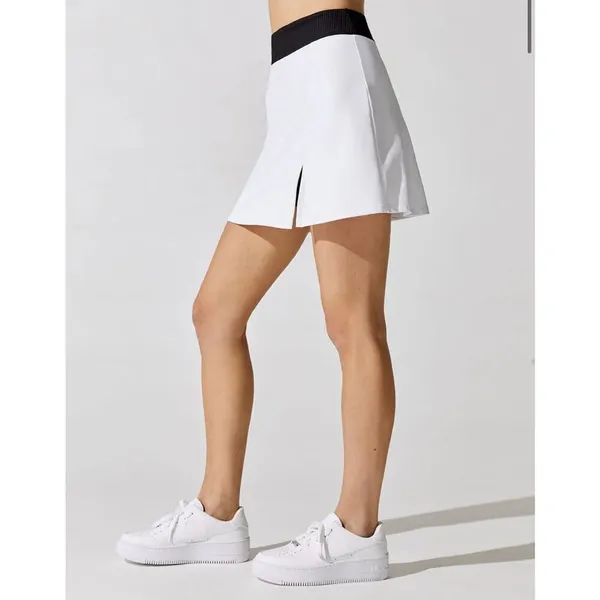 Carbon38 White High Waisted Tennis Skirt Sz XL NWT - Image 2
