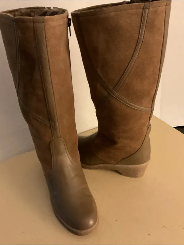 Pajar women Suede & Leather waterproof knee high Boots US 6 - Image 10