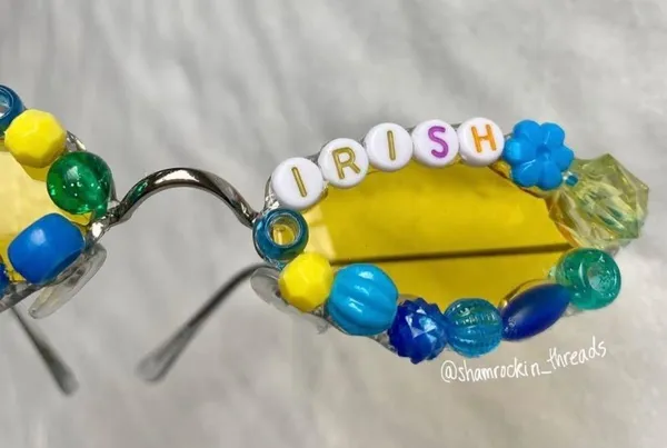 Notre Dame beaded sunglasses Gameday accessory - Image 12