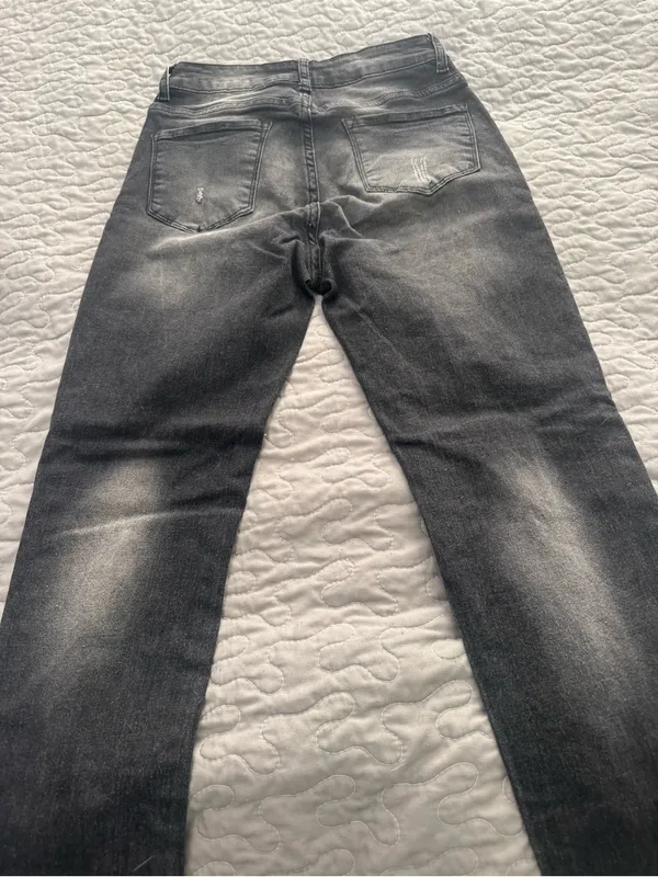 Slim Fit Distressed Women’s Black Jeans - Image 5