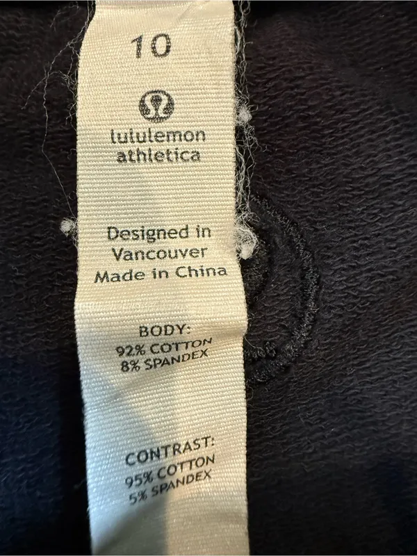 lululemon athletica Black Cowl Neck Pullover Size 10 - Image 6