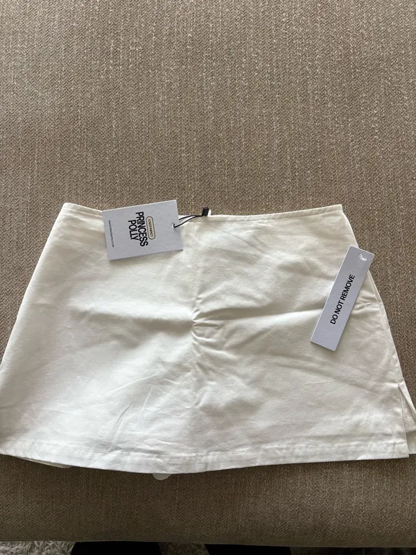 Princess Polly White Skirt Mini - Image 5