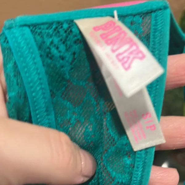 Pink Victoria’s Secret teal bralette - Image 5