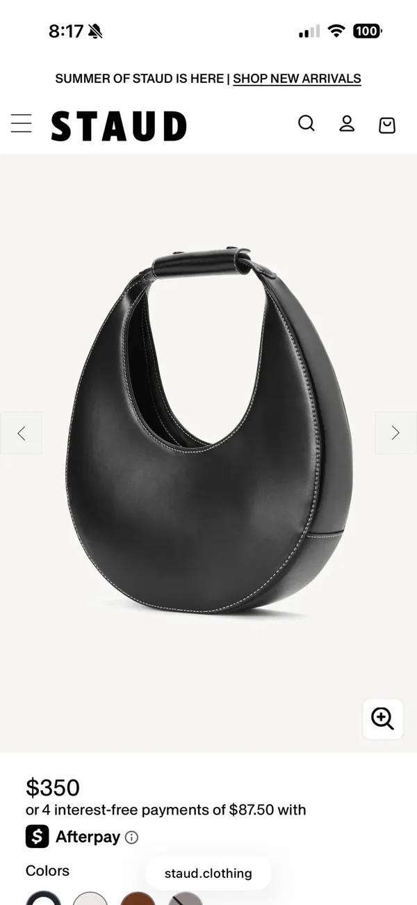 Staud black moon purse  - Image 3