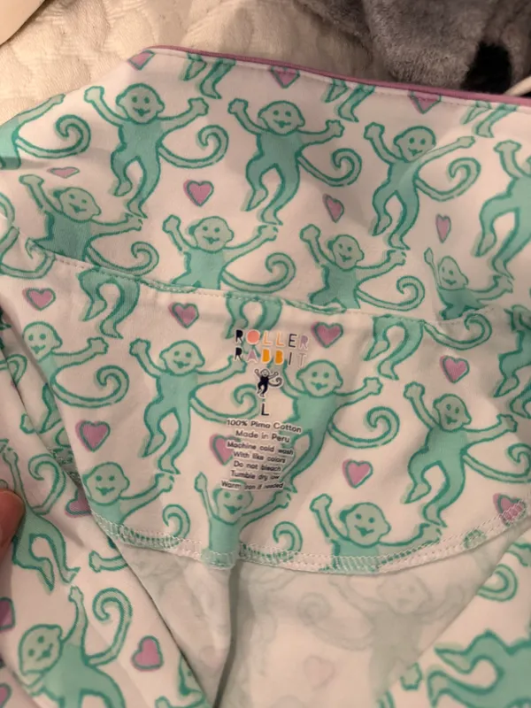 roller rabbit pjs Size L - Image 2