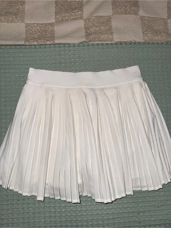 Lululemon Varsity High-Rise Pleated Tennis Skirt White size 4‎ - Image 7
