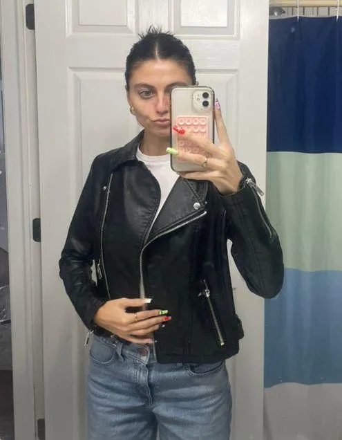 Revolve Leather Jacket - Image 4