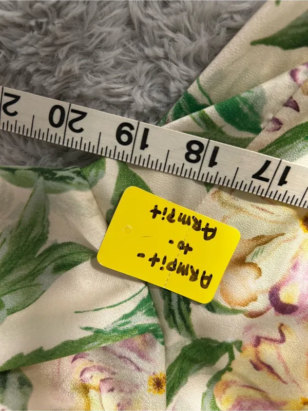 Melloday Floral Button-Front Shirt Dress prairie cottage fairy garden party - Image 6