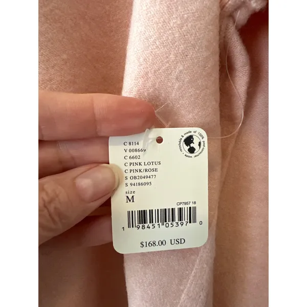 Free People NWT Pink Lotus Phoebe Oversized Pullover‎ Sweater Size M - Image 6