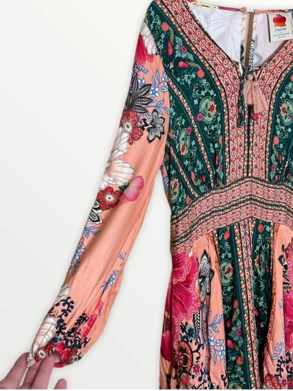 FARM RIO ANTHROPOLOGIE Topanga Mini Dress, S - Image 8