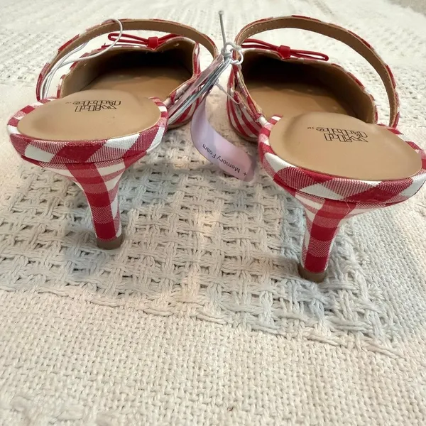 Wild Fable 9.5 Lysandra pointed toe bow kitten heel 3639 - Image 8