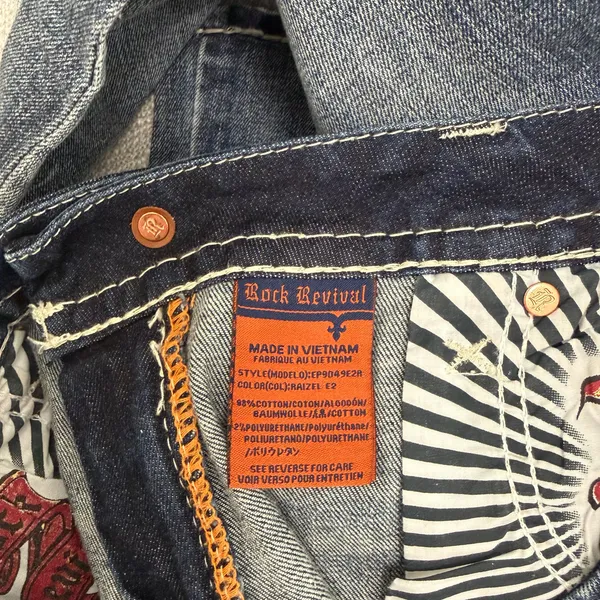 Rock Revival Raizel Easy Boot Cut Jeans Sz 31 - Image 7