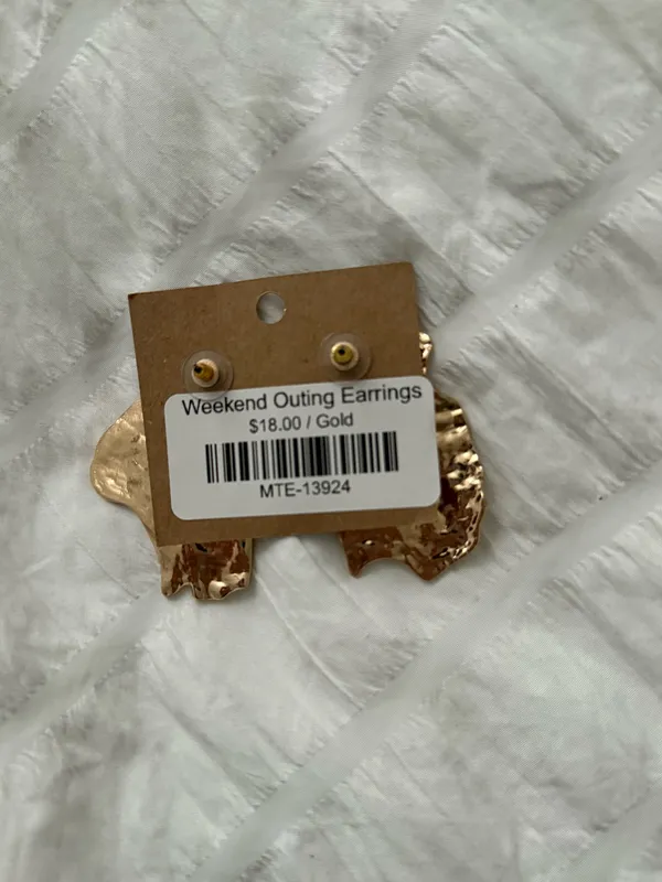 Vestique Gold Earrings - Image 2