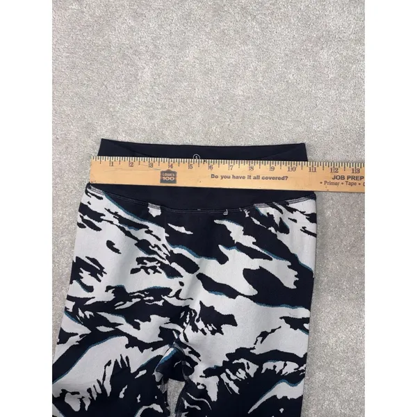 sweaty betty peaks ski base‎ layer leggings blue peaks jacquard Size 6/s NWT - Image 10