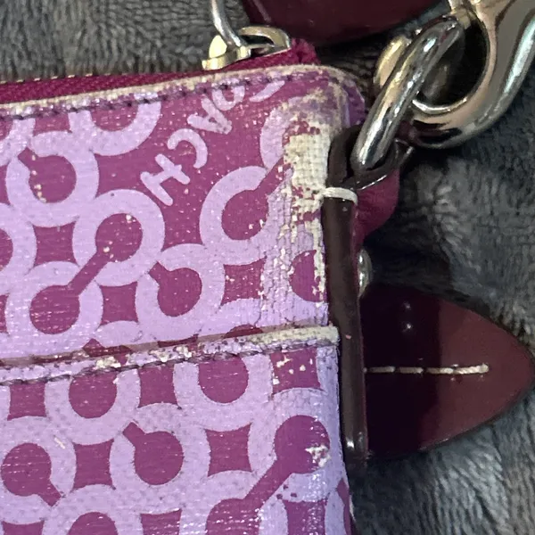 Coach Signature‎ Pink Gramercy Op Art Messenger Crossbody Purse - Image 16