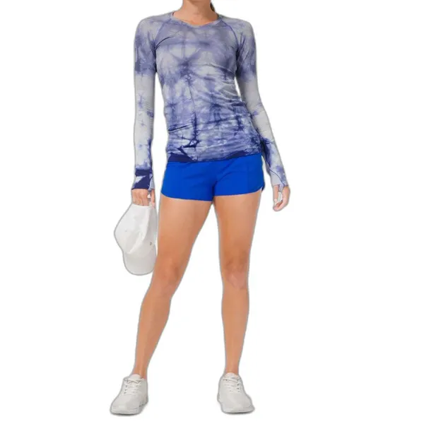 Lululemon Swiftly Tech Long Sleeve 2.0 Wash Shibori Stripe Midnight Orchid - Image 3