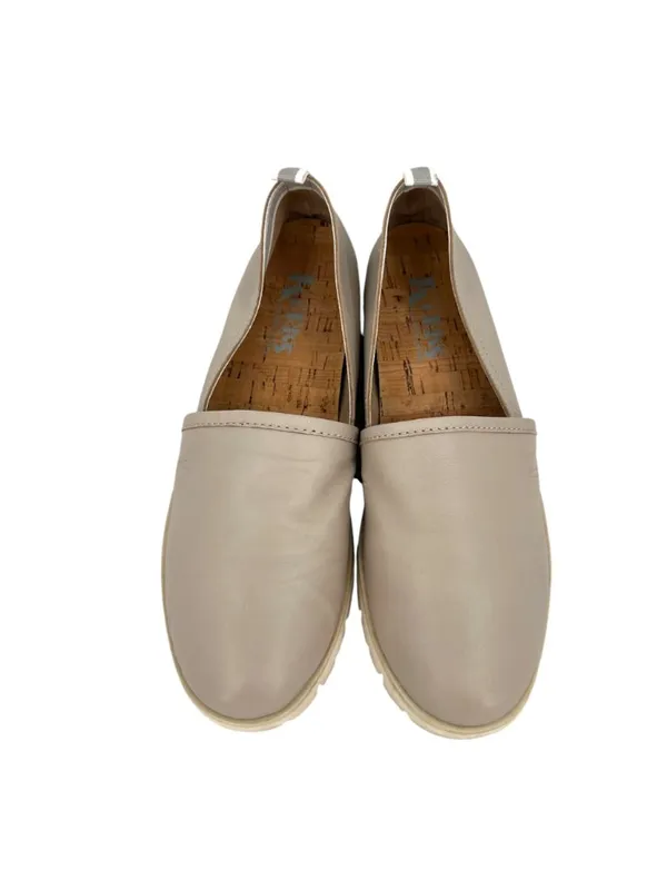 Kork-Ease Lillis Leather Slip-On Loafers Beige 7.5 Comfortable Casual Shoes - Image 11
