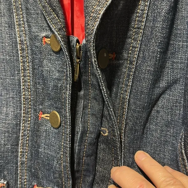 Boston Design Studio‎ denim jacket size 12 - Image 6