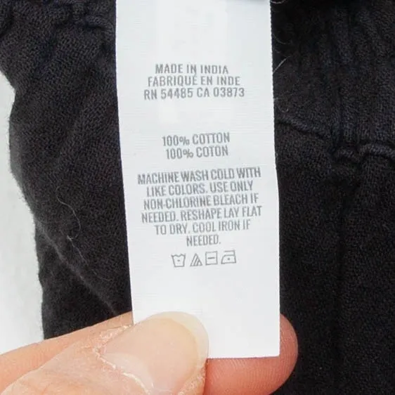 Aerie Womens Gauzy High Waist Shorts Size XXS‎ Black Pockets Beachy Vacation - Image 7