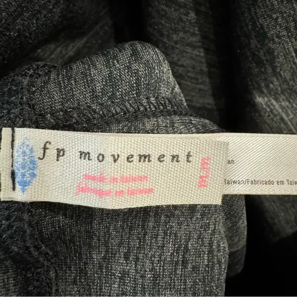 Free People FP Movement Leggings Loop Ankle‎ Dark Heather Gray Medium - Image 3