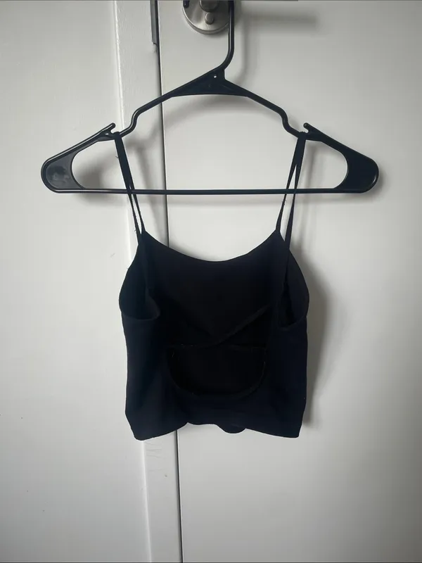 Strappy Back Tighten Up Tank in Black Size XS/S - Image 5