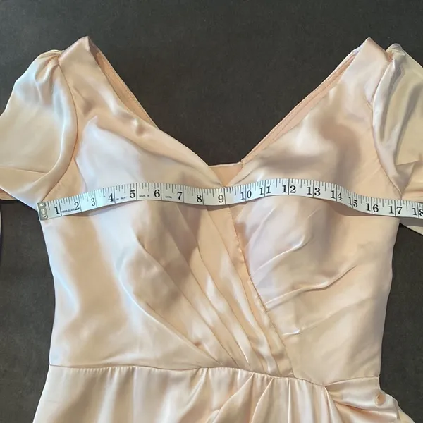 Women’s Full length V Neck Long Sleeve Corset Back Dress Size 6 - Image 11