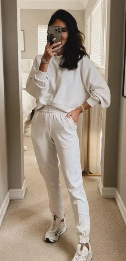 Lululemon Perfectly Oversized Cropped Crew - Image 3