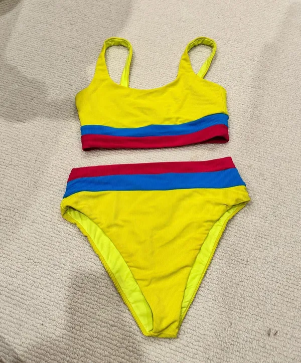 Beach Riot Yellow Bikini Set - Image 2