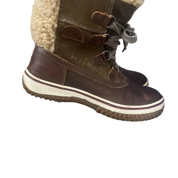 Pajar Women Size 6-6.5 Leather Faux Fur Waterproof Winter‎ Snow Boots - Image 9
