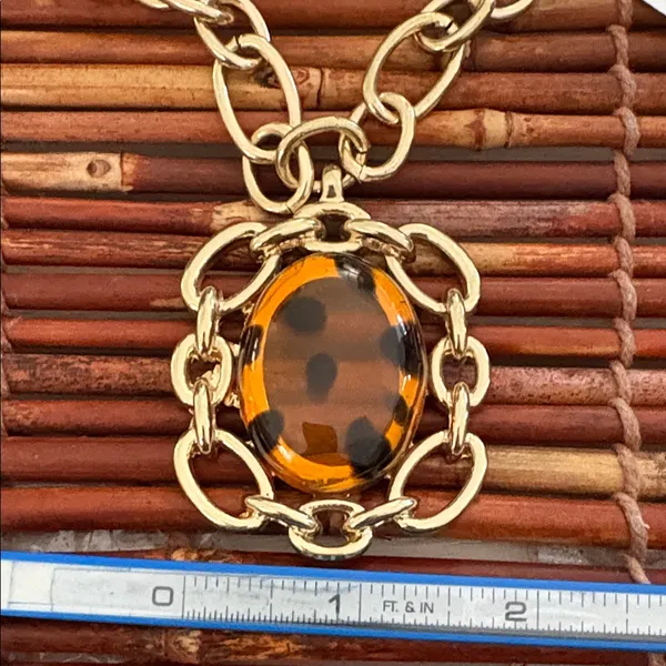 BaubleBar Gold Chain Necklace with Pendant 18”-20” NWT - Image 4