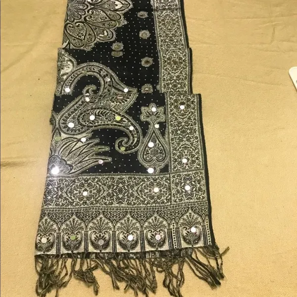Scarf w/mirror Gold - Image 2