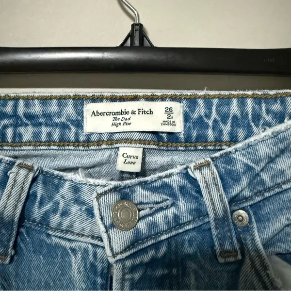 Abercrombie & fitch The Dad High Rise Curve love 26/2 Regular - Image 5