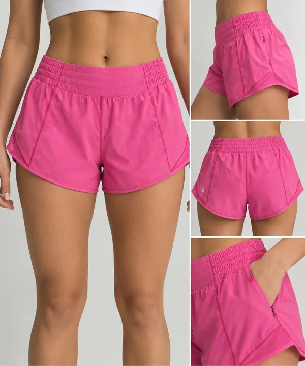 Lululemon Hotty Hot Shorts Size 6 Pink Running Athletic Shorts - Image 2