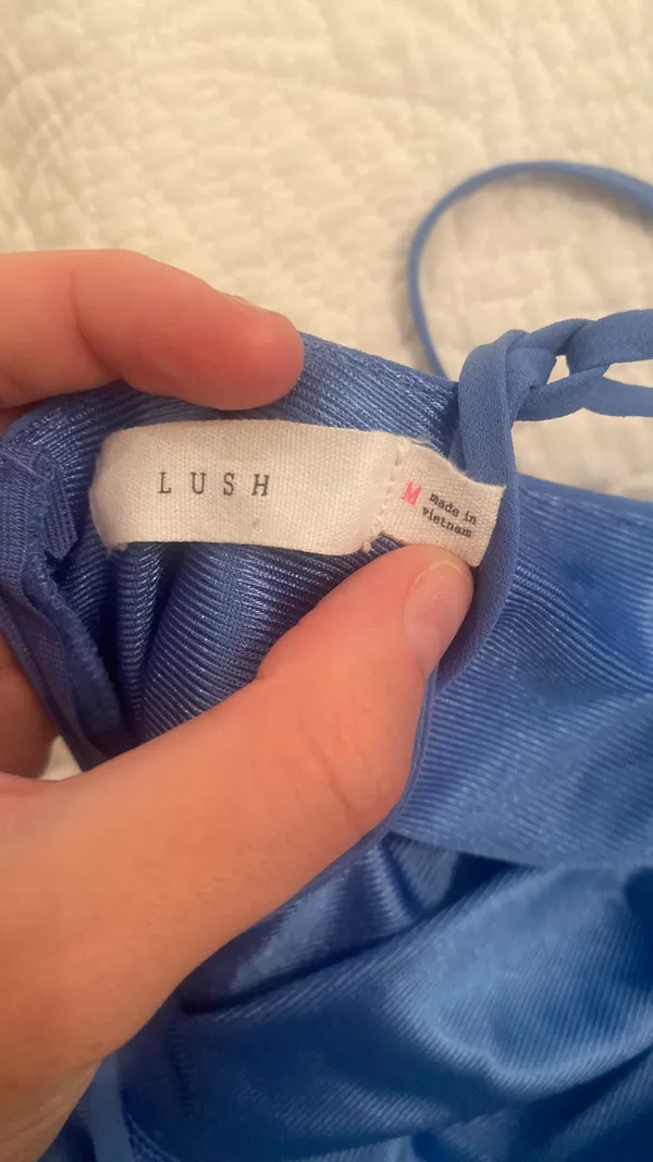 Lush Clothing Light Blue Formal Romper - Image 4